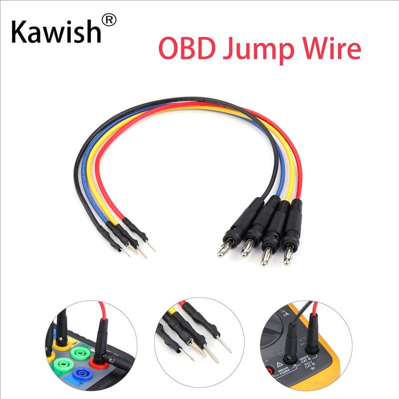 Banana Plug Jumper Wires Kit, 16pcs 4mm Stackable Breadboard Jumper Test Lead, Male To Female, Universal Breakout Test Leads