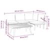 5 Piece Garden Lounge Set with Cushions Solid Acacia Wood