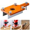 Heavy Duty Router Table Insert Slotting Plate Suitable For Woodworking Benches Precise Aluminum Mounting Bracket Holder