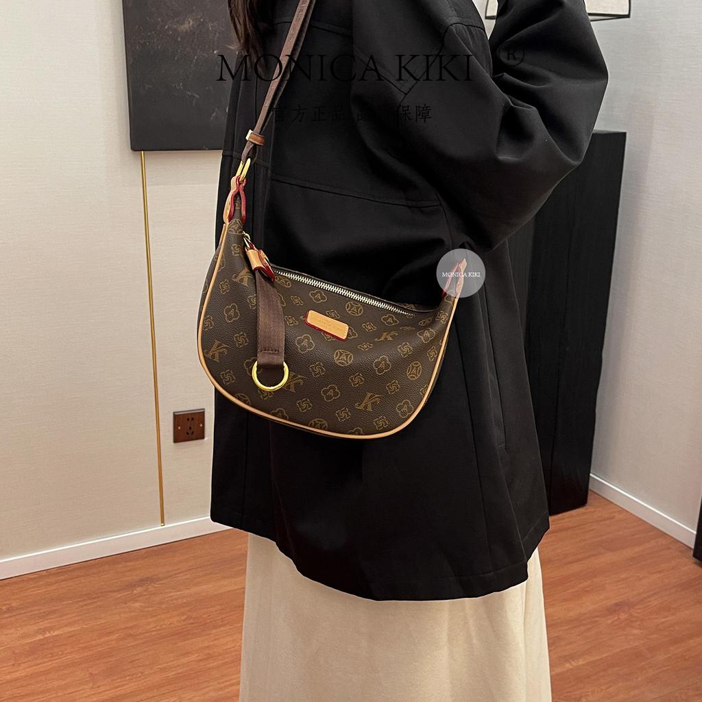 Versatile large-capacity dumpling bag women's 2025 new high-end texture niche super-fire underarm single shoulder oblique span bag