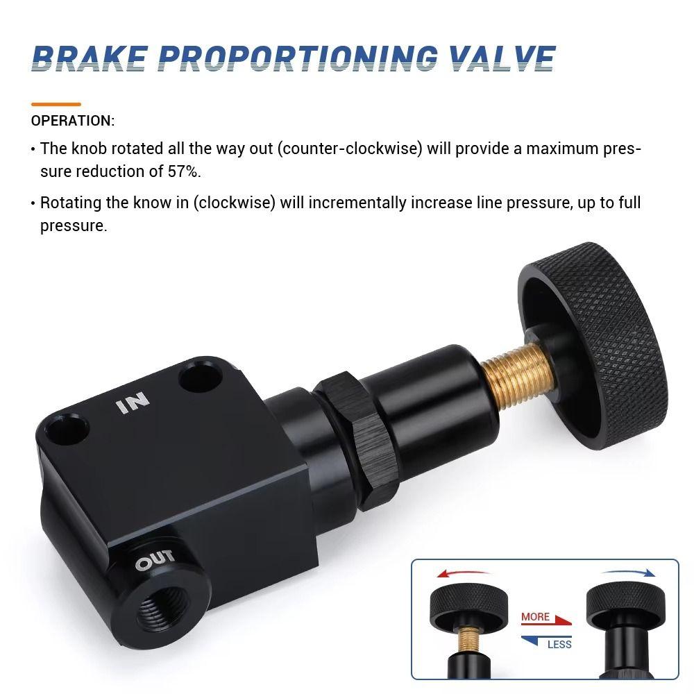 Регулируемый клапан распределения тормозных усилий Performance Brake Bias Proportioning Valve  Автомобильное применение