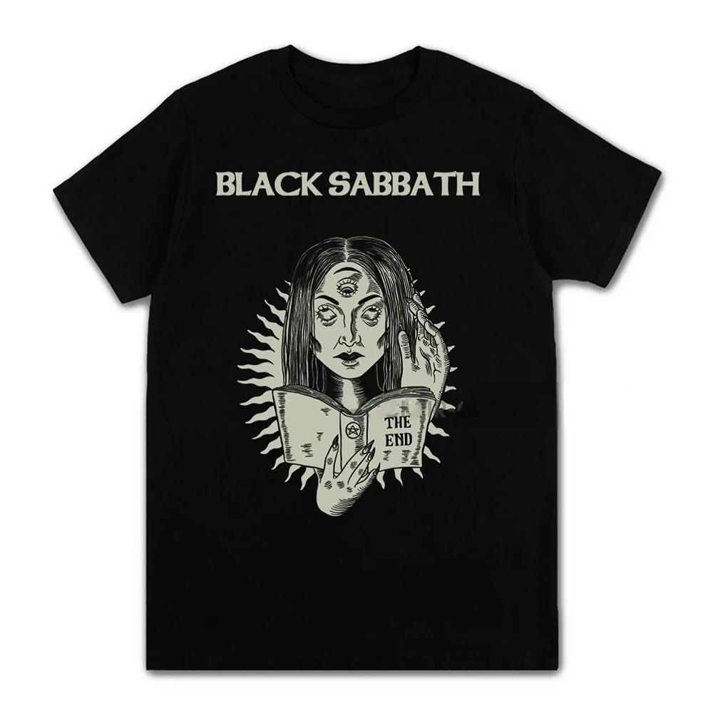 Black Metal Rock Band Casual Pattern T-shirt, Fashionable for Both Men and Women, Summer Print, 100% Pure Cotton Short-sleeved