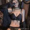 Underwear women's summer thin new thin chest small gathering bra women's summer underwear set sexy bra