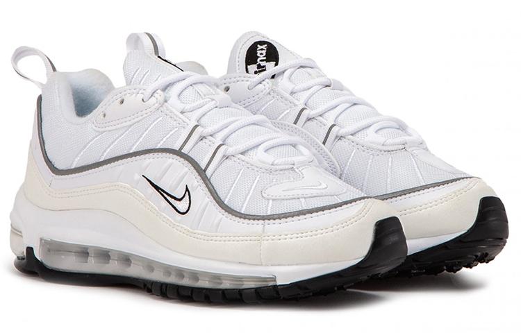 Nike Air Max 98 Белый Отражающий Серебристый Женские AH6799-103