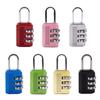 Mini Number Lock 3 Digit Zinc Zinc Alloy Padlock Portable Password Lock  Trolley Case