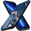 Фиолетовый мраморный чехол для телефона для Iphone 14 13 11 12 Pro Max Mini Xs Xr X 7 8 6s Plus Se 2022, задние чехлы из закаленного стекла