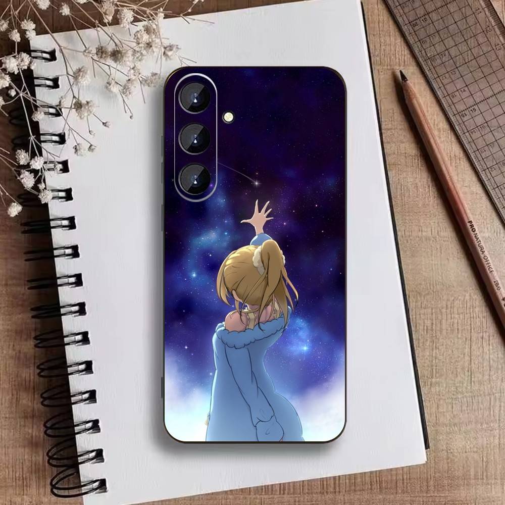 Чехол для телефона Love Live Асака Карин для Samsung Galaxy A73, A21s, A22, A31, A52, A53, A71, A41 Мягкий черный корпус