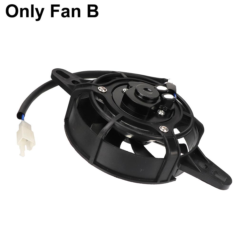 12V Motorcycle Cooling Fan Oil Cooler Engine Electric Radiator M16 Temp Sensor Switch For 150cc-250cc Motocross ATV Quad Bike