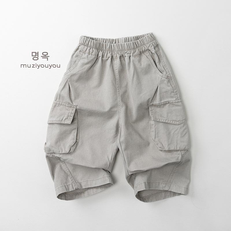 Детские повседневные свободные брюки-карго в корейском стиле, детская верхняя одежда, брюки