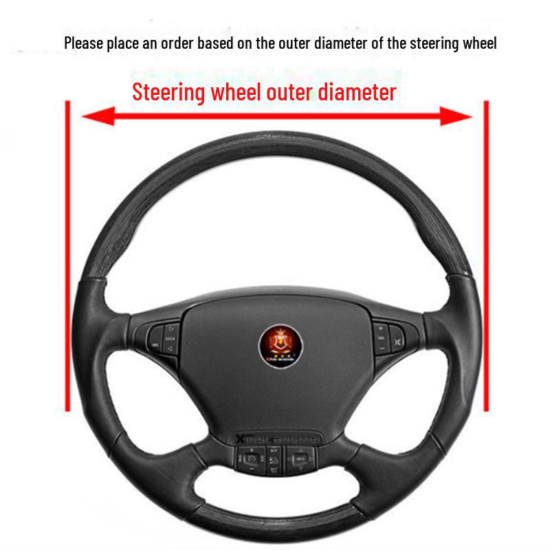 All-Season Universal Steering Wheel Cover for Trucks, Buses, and Coaches (40-50CM)
