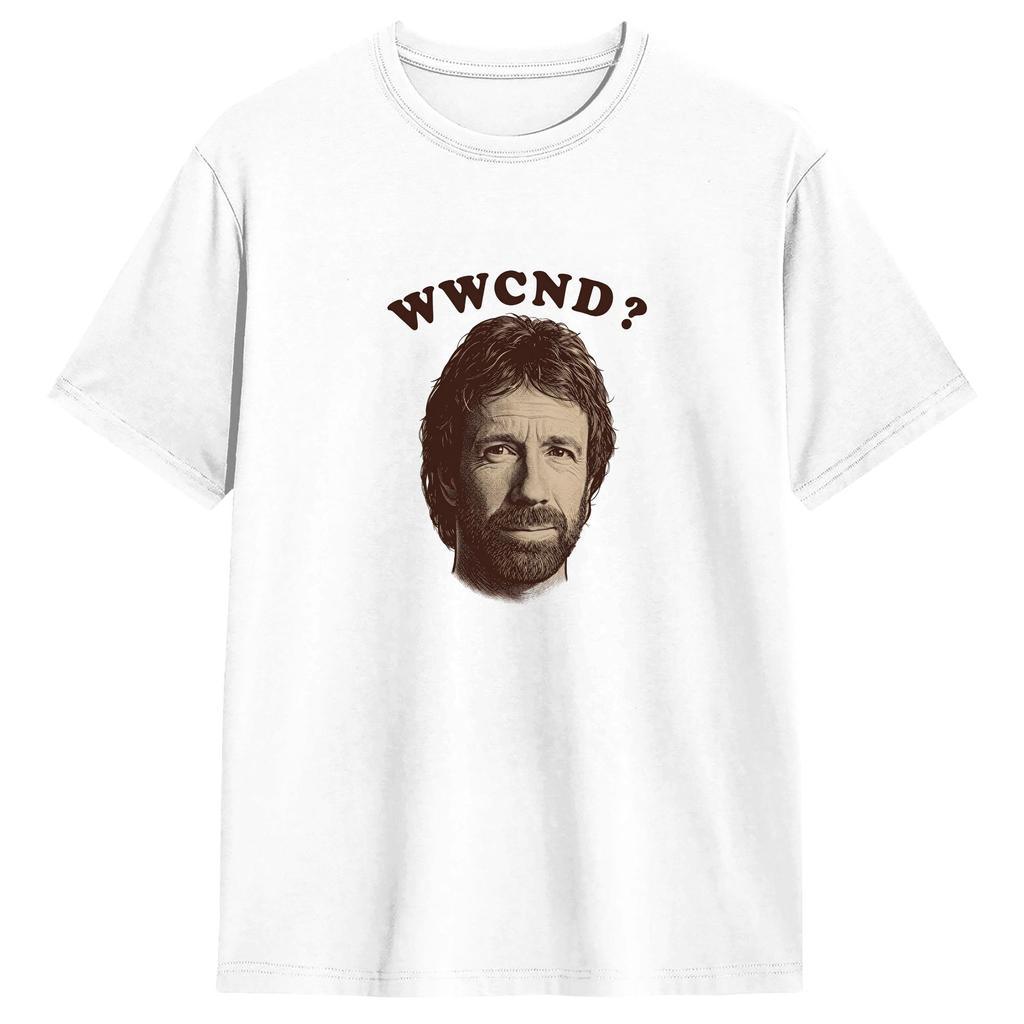 Unisex Women TShirt Chuck Norris T Shirts Harajuku  Beach Tee Shirt Y2K Basic Cotton Tops Plus Size