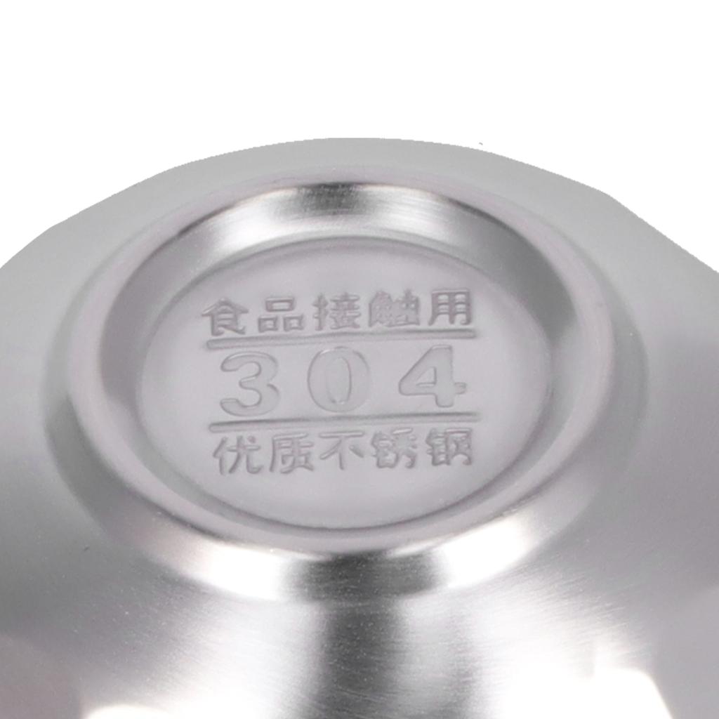 Контейнер для салатов Суповая миска Многоцелевой Изолированный Двустенный из нержавеющей стали для ресторана для семьи для друзей для дома