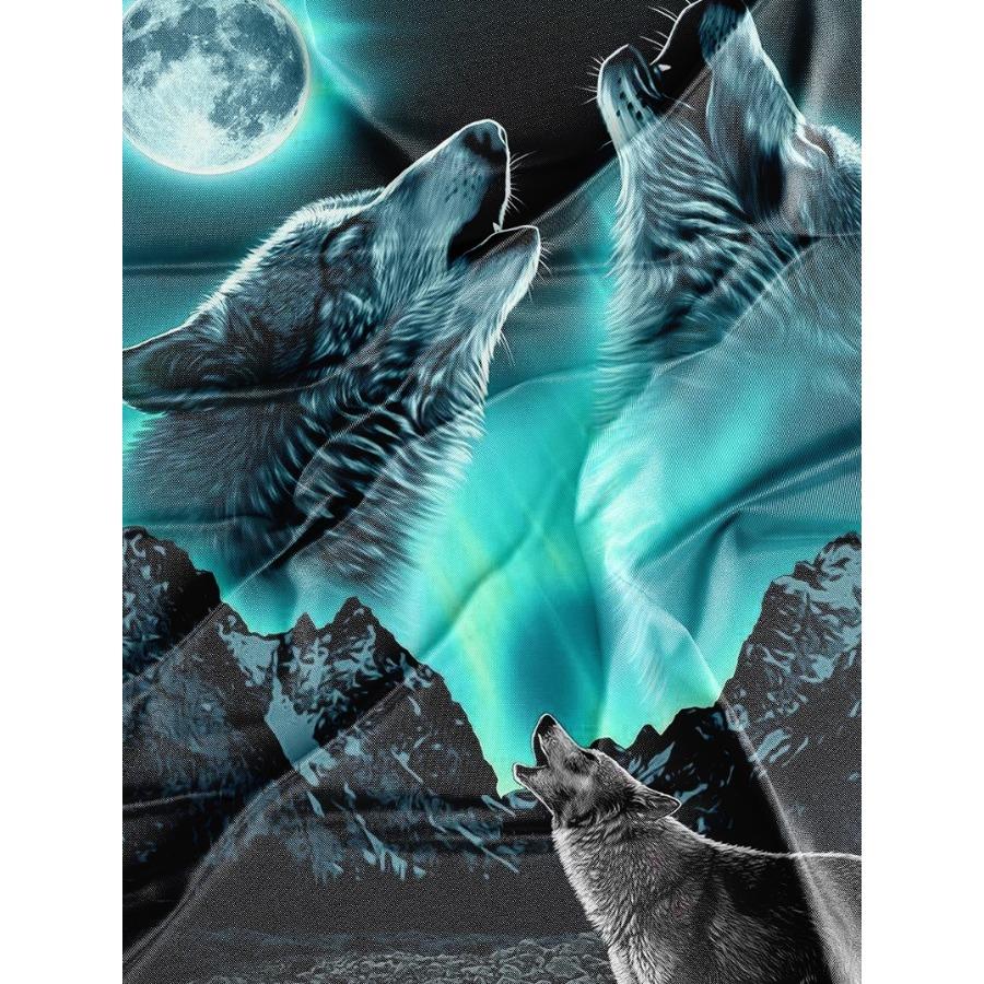 Летняя футболка больших размеров с коротким рукавом, мужская одежда, футболки с 3d принтом животного, зеленого волка, мужская повседневная спортивная футболка, мужская футболка