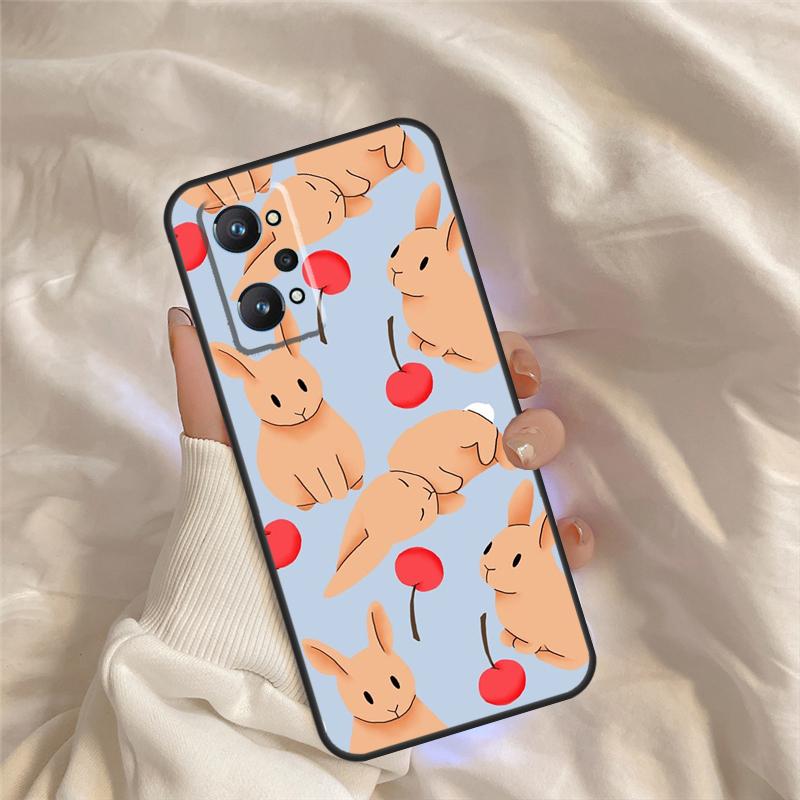 Bunny Rabbits Case For Realme 15 14 11 12 13 Pro Plus C65 C67 C71 C63 C61 C55 C51 C53 C35 C75 GT6 GT7 Pro