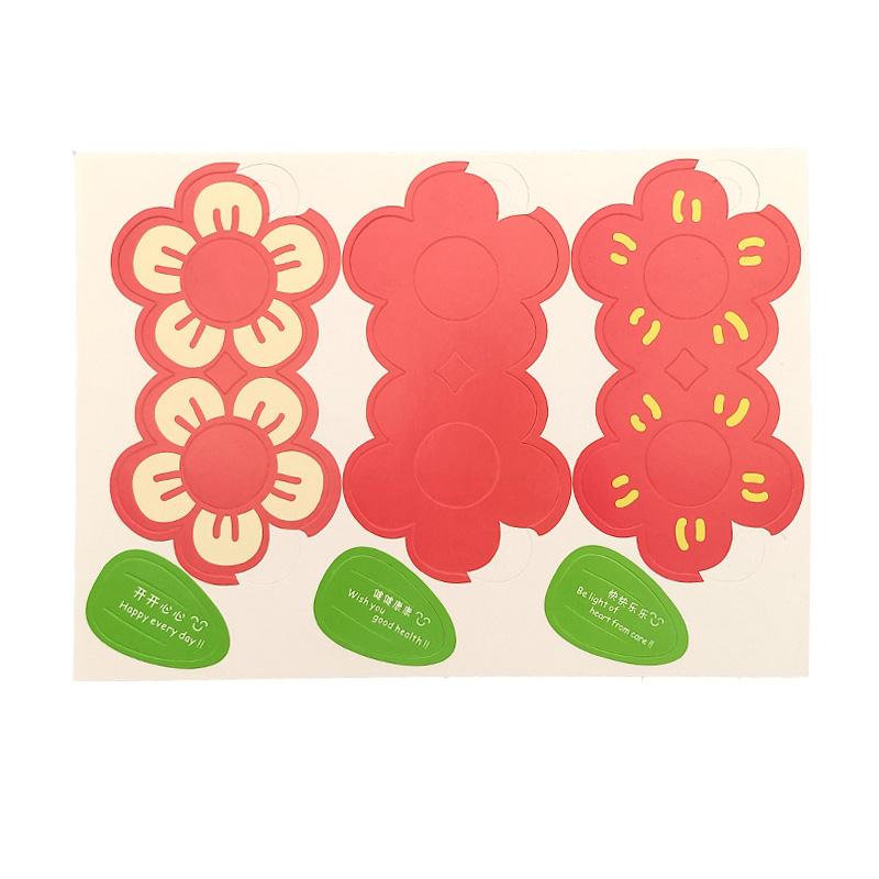 3 шт./пакет подарок на день рождения упаковочная бумага конфеты упаковка картон леденец украшения цветок