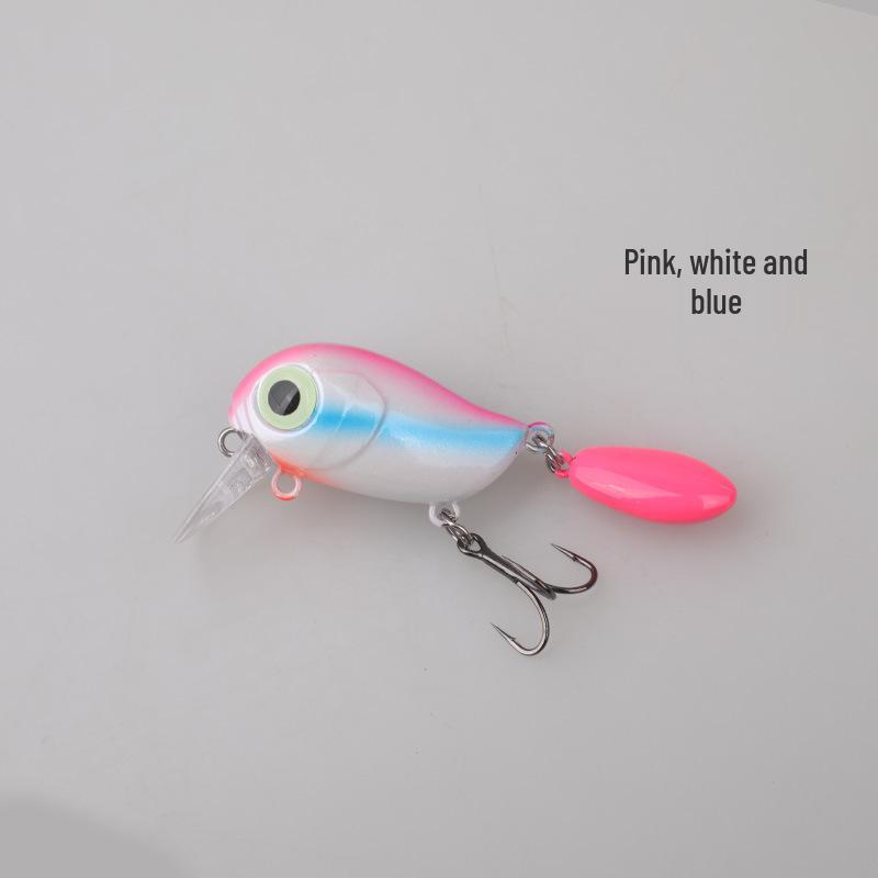 Floating Japanese Style Fat Minnow Lure - 4.6g, 6cm for Bass, Asp, Blackfish, Tilapia