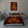 Ornate scorpion motif Bedding Duvet cover sets Duvet covers Pillowcases gifts (1 * Duvet Cover 2 * Pillowcases, without duvet insert)
