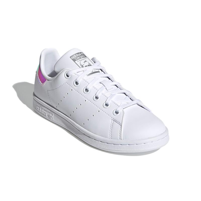 adidas Кроссовки Stan Smith Cloud White Silver Metallic GS FX7521