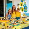Cartoon Party Supplies, Cartoon Party Decorations & Tableware Set-Cartoon Party Plates Napkins Cups and Cartoon Birthday Banners Balloons Cake Toppers