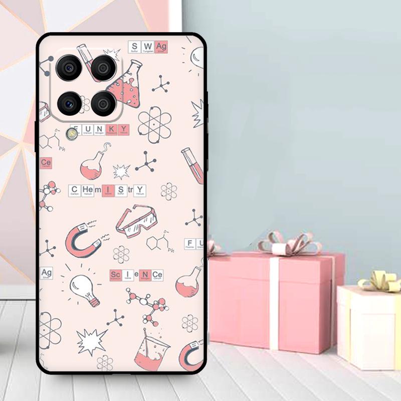 Biology and Chemistry Case For Samsung Galaxy M06 M11 M31 M14 M34 M54 M12 M32 M52 M15 M13 M16 M36 M56 M53 M35 M55