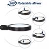2Pcs Long Bicycle Rearview Handlebar Mirrors 360Fahrenheitor Mountain Road Bike Motorcycle Bendable Hose Adjustable Rearview Mirror