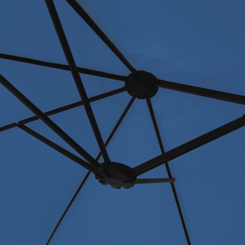 Vidaxl Podwójny Parasol Ogrodowy, Niebieski, 449X245 Cm