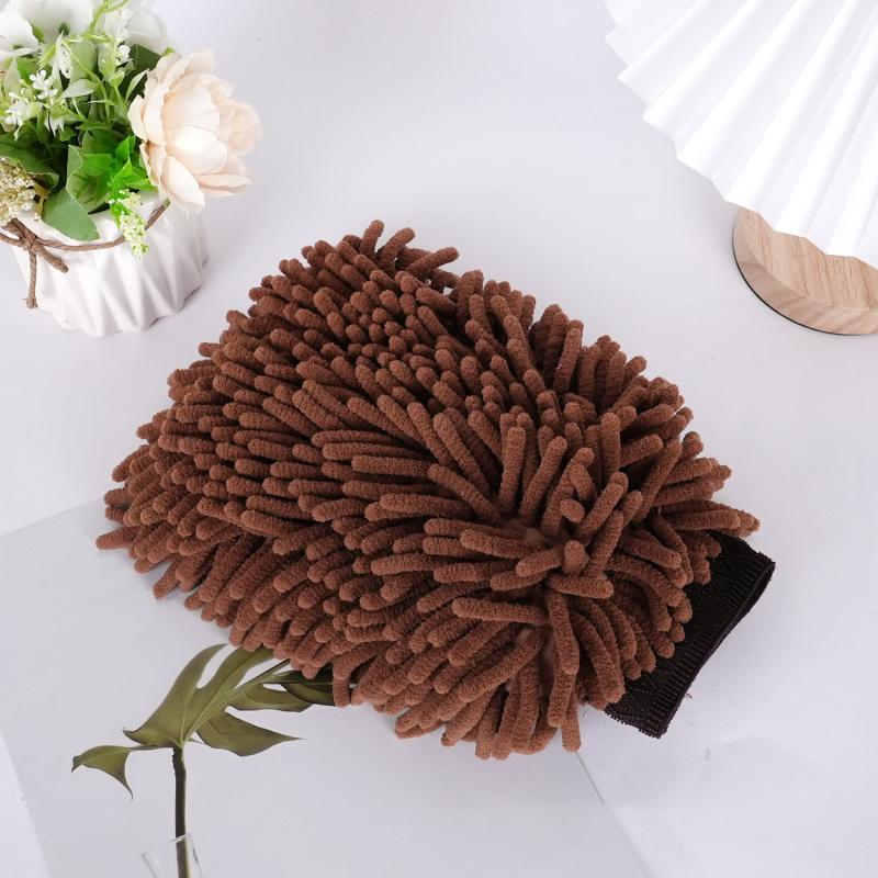 Plush Car Wash Handt Microfiber Thick Car Cleaning Mitts Car Washing Gloves Car Cleaning Tools