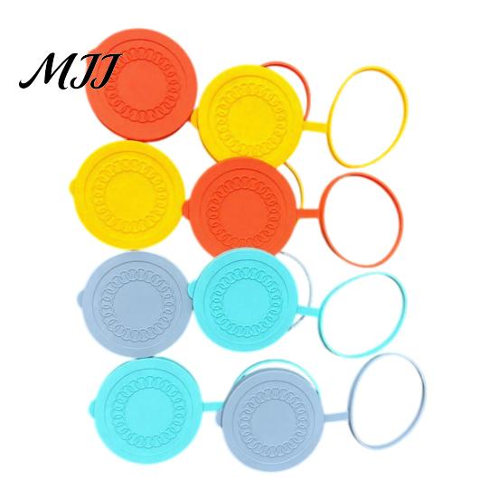 Universal Bottle Cover Silicone Yogurt Jar Lid, Reusable Leakproof Sealing Lid for Food Storage Glass Jar, Milk Bottle, Dishwasher Safe