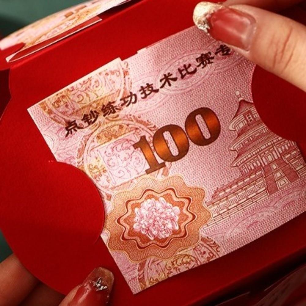 Cartoon Horse Year Red Envelope Folding 3D Rotating Spring Festival Money Envelopes God Wealth Large Capacity 2026 Red Pocket