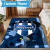 Custom Name Team Spirit Unity Monterrey Rug Game Carpet, Floor Mat for Bedroom Living Room Entryway Rug, Home Decor Idea Gift for Christmas birthday