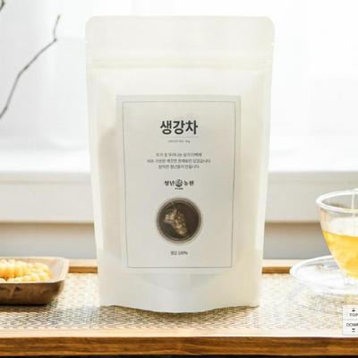 (Традиционный корейский чай) Низкотемпературный обработанный имбирный чай в треугольных чайных пакетиках (50шт)