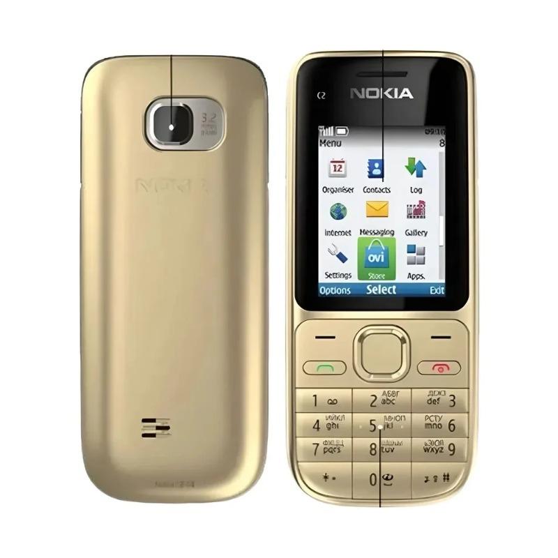 Nokia Глобальная версия C2-01 телефоны WCDMA 3G поддерживают Bluetooth, карты памяти, кнопочные телефоны. Подарки для пожилых людей