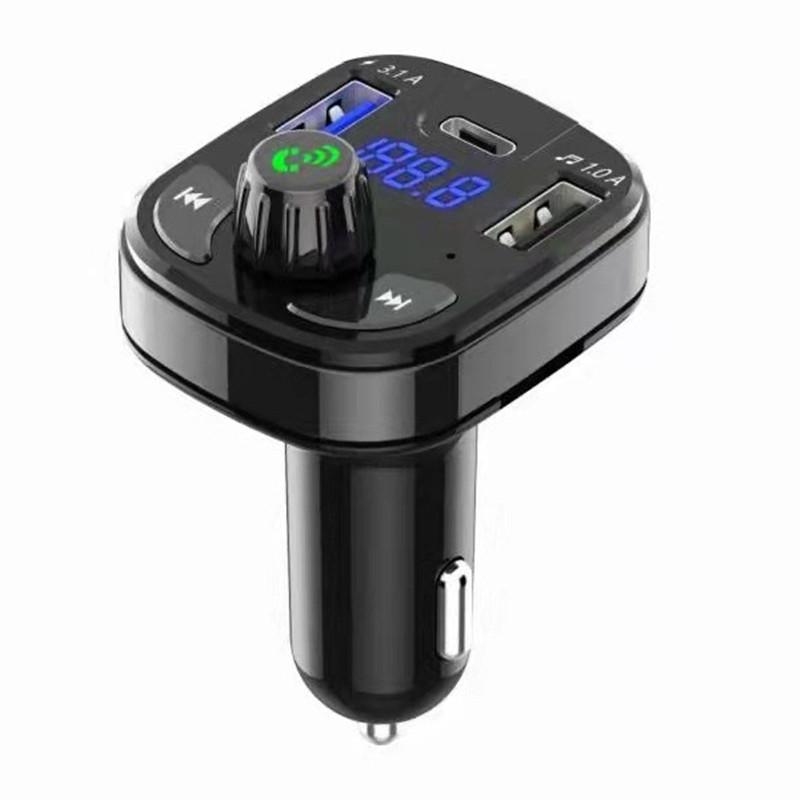 Автомобильное зарядное устройство F17 и Bluetooth-приемник с MP3-плеером, быстрая зарядка PD, звук без потерь, многофункциональный адаптер для прикуривателя