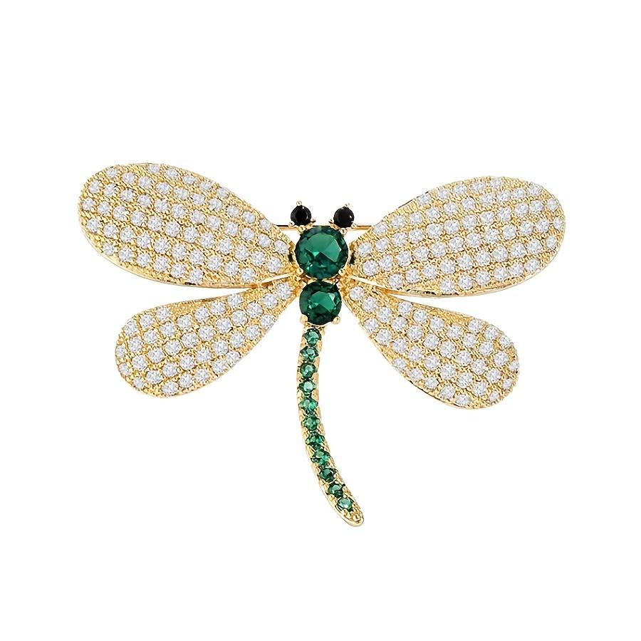 Adorable Dragonfly Brooch Pin Insect Hairpin Autumn and Winter Sweater Jacket Accessory