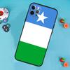 Puntland State Somali Flag Phone Case For iPhone 17 Air 13 16 15 11 12 14 Pro Max 13 12 mini 15 16 Plus 16e Cover Funda