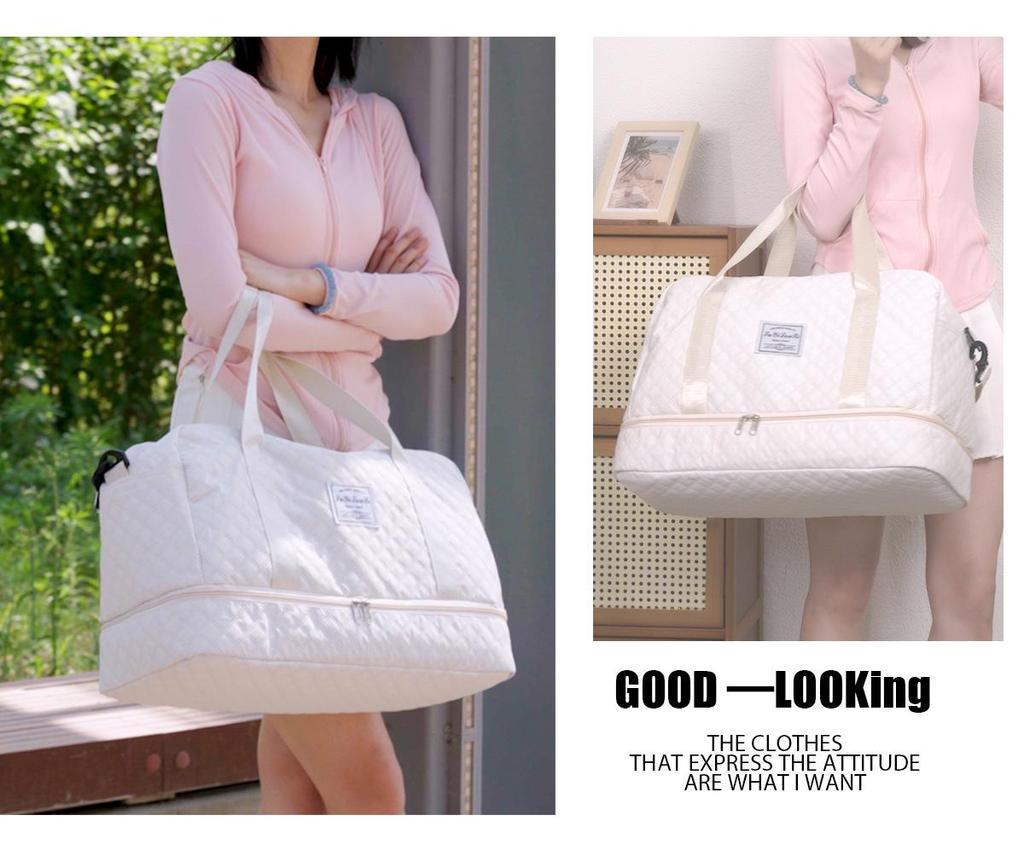 Дорожная сумка-дафл большой вместимости - для спортзала, йоги, спорта, ручная сумка для коротких поездок