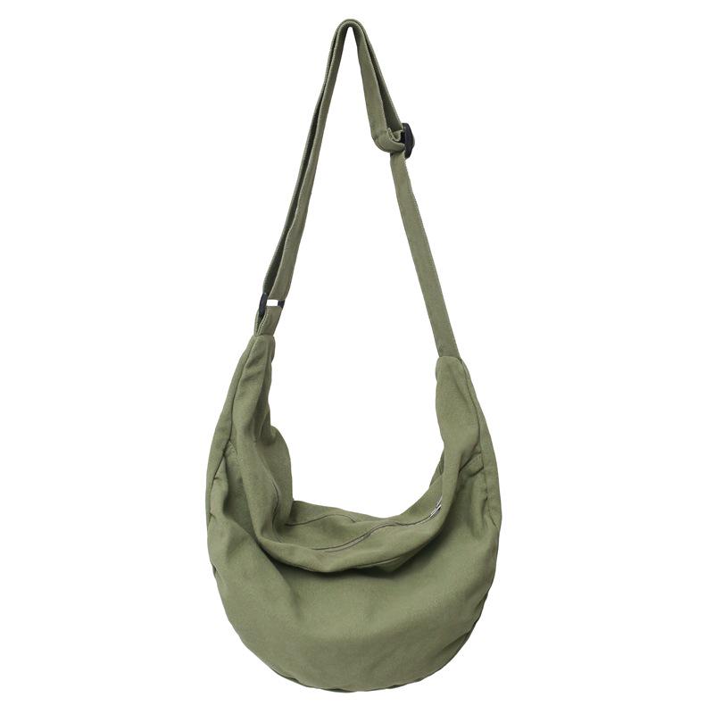 Korean Style Dumpling Bag: Unisex Large Capacity Crossbody for Students and Couples