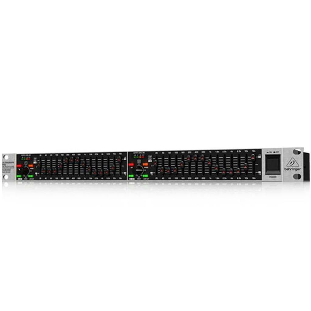 Behringer ULTRAGRAPH PRO FBQ1502HD Графический эквалайзер с детектором обратной связи и выходом на сабвуфер, 15-полосный стерео,