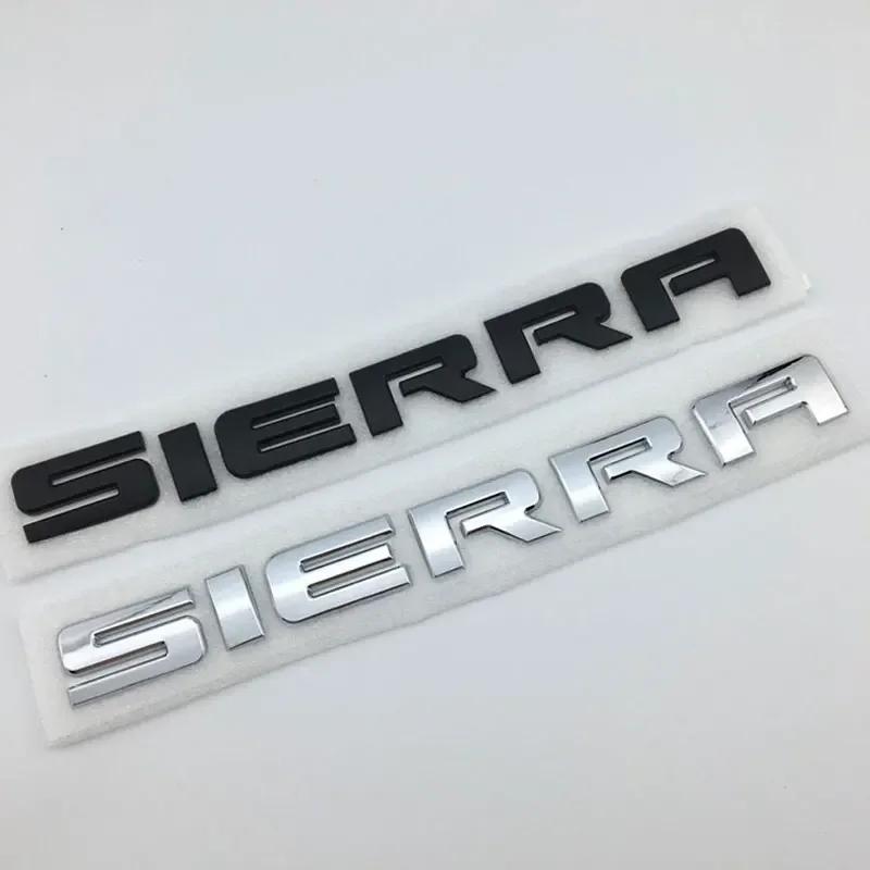 SIERRA new old letter logo car stickers for sierra original rear boot label trunk modified Accessories decoration decals
