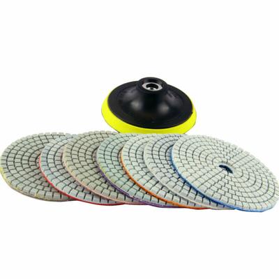 8 шт. 3-дюймовые алмазные электрические шлифовальные подушечки для шлифовки гранитной плитки.
