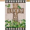 St Patricks Day Garden Ag, St. Patrick's Day Not Lucky Just Blessed Ag 12x18 VVL YYX EEZ