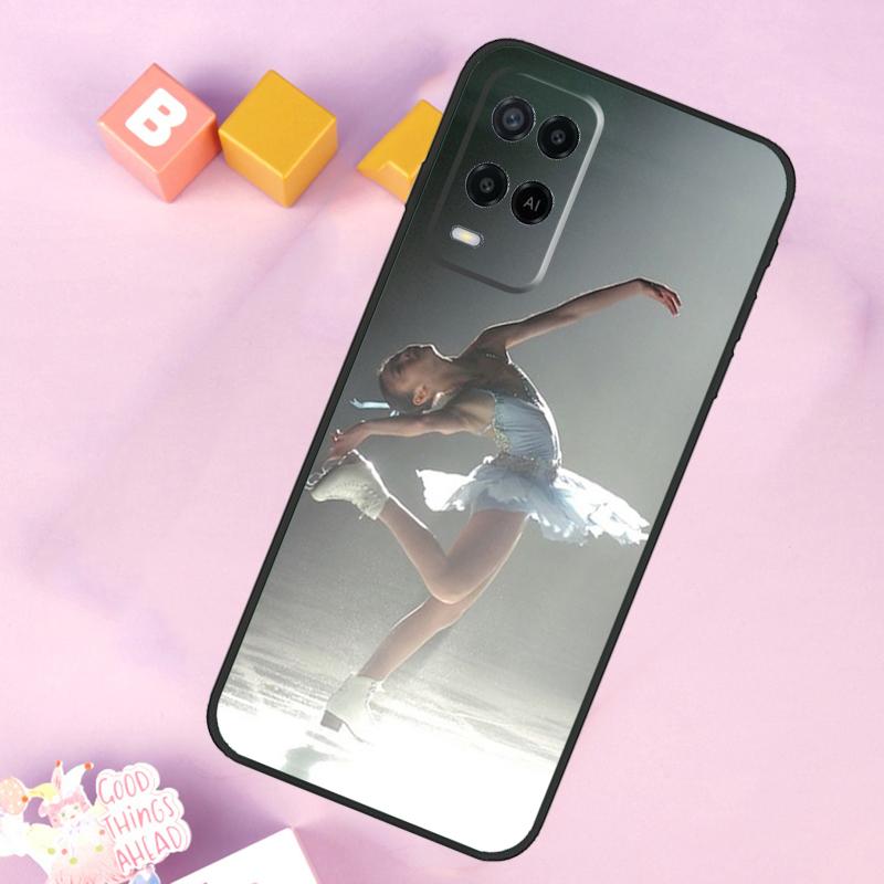 Чехол для фигурного катания и танцев Для Oppo A98 A78 A18 A38 A58 A74 A94 A54 A15 A17 A57 A6 A5 Pro A16 A76 A96 A40 A60 A80