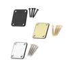 3pcs Steel Neck and Body Connection Strengthening Plate for Electric Guitar / Bass with Screws