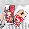 Черный чехол для Xiaomi Redmi 13C Note 9 iPhone XR 7 8 14 15 11 12 13 X XS Pro Max Samsung A25 S23 S24 FE Ultra Plus Ali the Fox