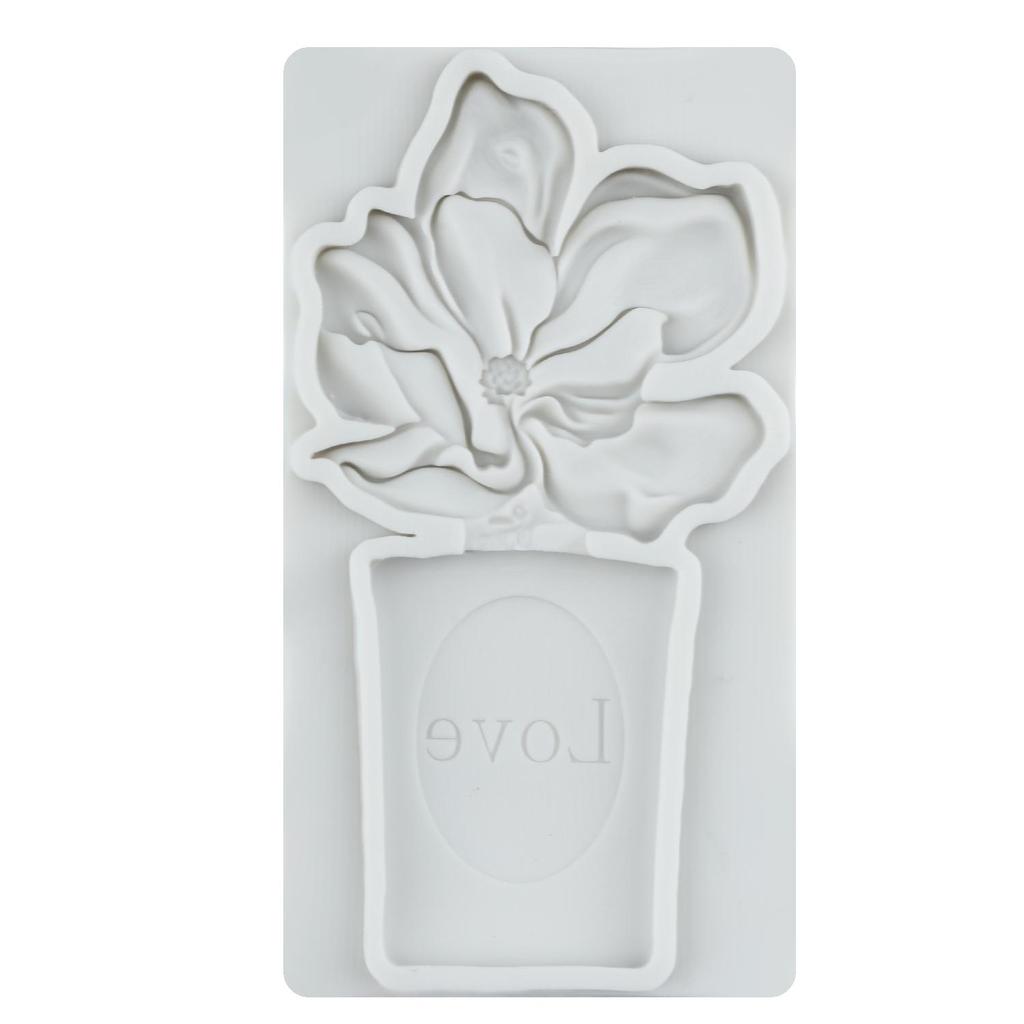 Силиконовые формы для флаконов духов, форма для мастики в виде цветка, инструменты для украшения торта, топпер для кексов, для изготовления шоколадных конфет, мастики, полимерной глины
