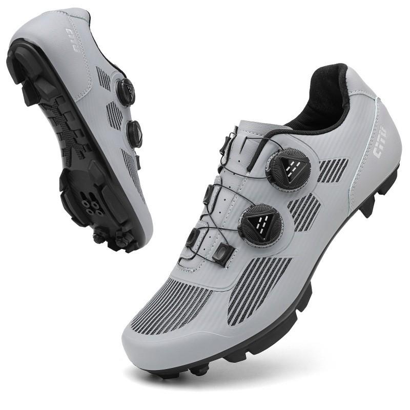 Unisex Cycling Shoes With Stiff Sole Breathable Fit Road MTB Clipless Or Flat Pedal Compatible