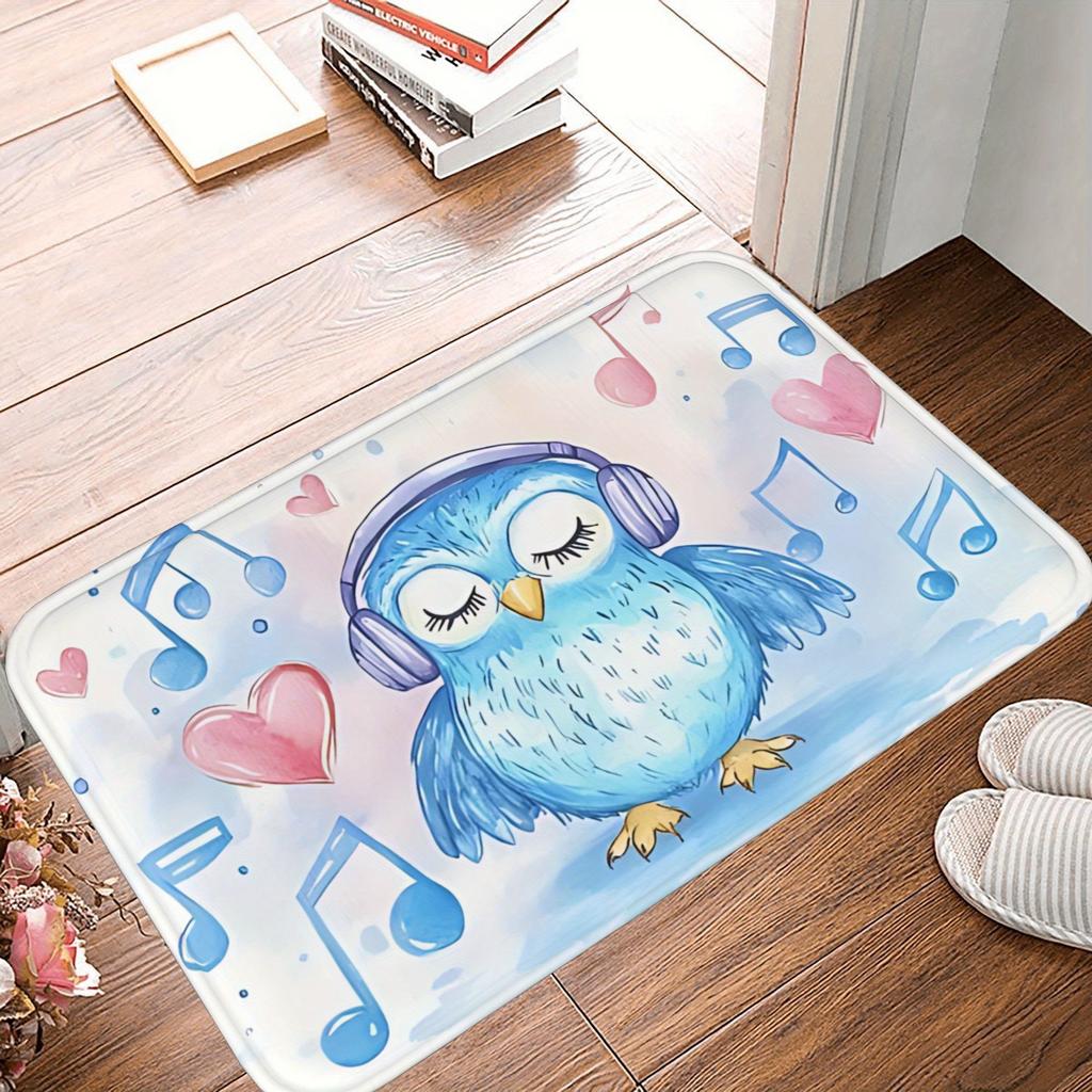 1PC Buttle Tea Hamster Kitchen Rug Non-Slip Door Mat Pop design Bathroom Rug Bath Mat Carpet for Home Sink Laundry ecoreeree