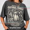 Protect Our National Parks T-Shirt | Haunted Wildlife Forest Illustration