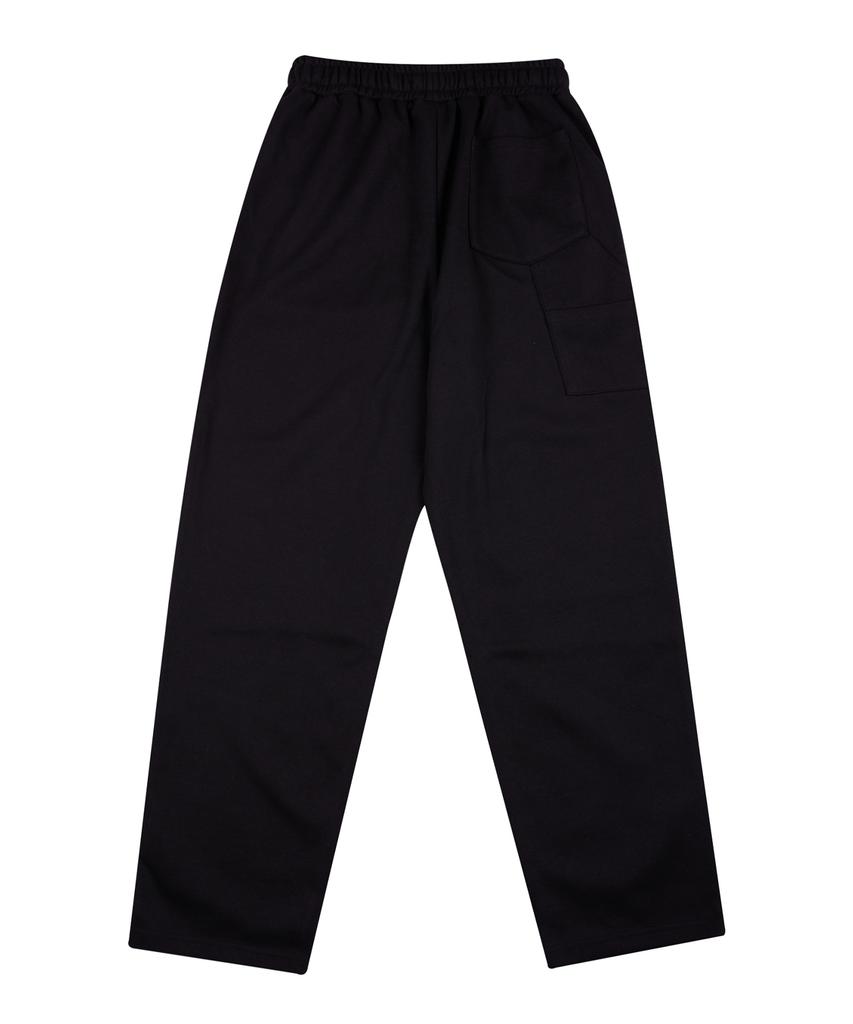 CREAM SODA LAB Carpenter Bermuda Sweat Wide Black Pants