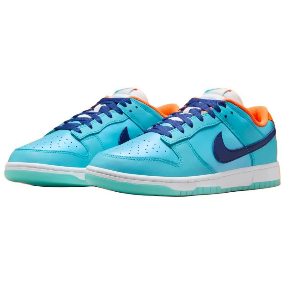 Nike Кроссовки унисекс Dunk Low SE Baltic Blue Total Orange Deep-Royal-Blue White HQ1538-416